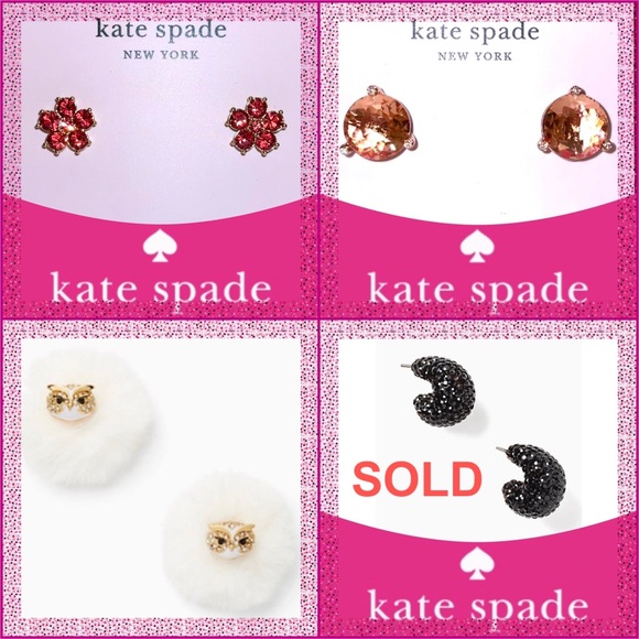 Take 40% Off 11 Kate Spade ♠️ Earrings Available NWTs - Picture 2 of 11